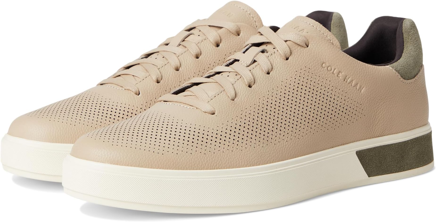 

Кроссовки Cole Haan Grandpro Angleace Sneakers, Light Sesame Nubuck/Dusty Olive/Ivory