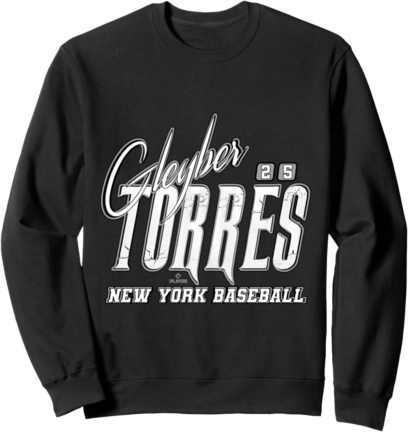 

Толстовка с надписью Gleyber Torres New York Baseball Rock MLBPA Ryno Sports, черный