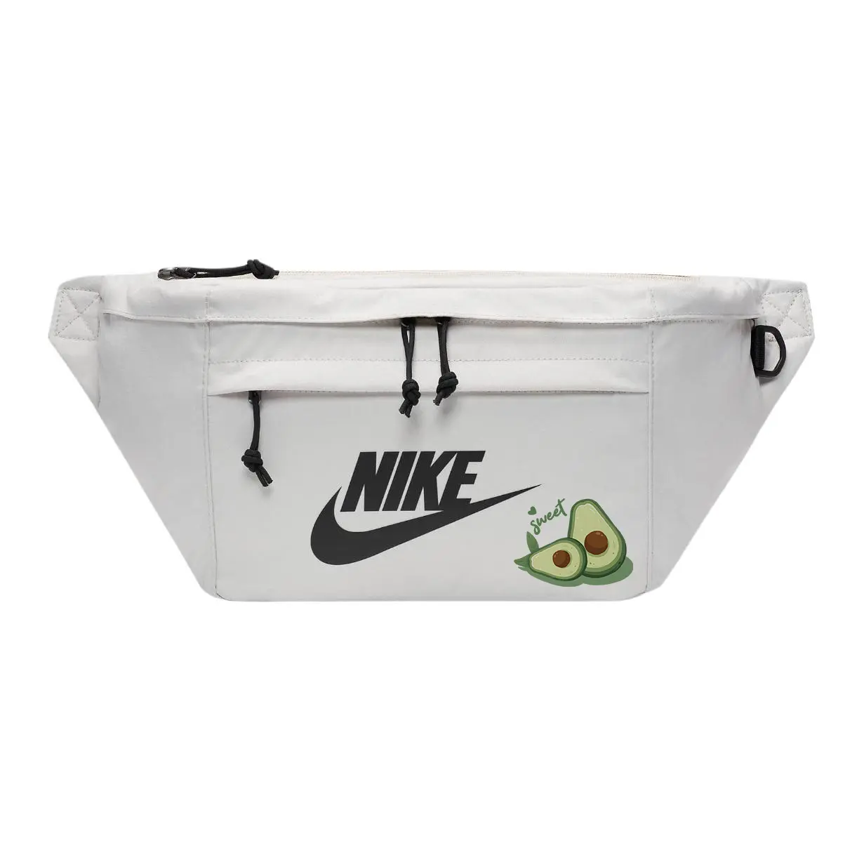 

Nike Одно плечевая сумка через плечо, слинг-сумка, поясная сумка унисекс светлая кость, Avocado