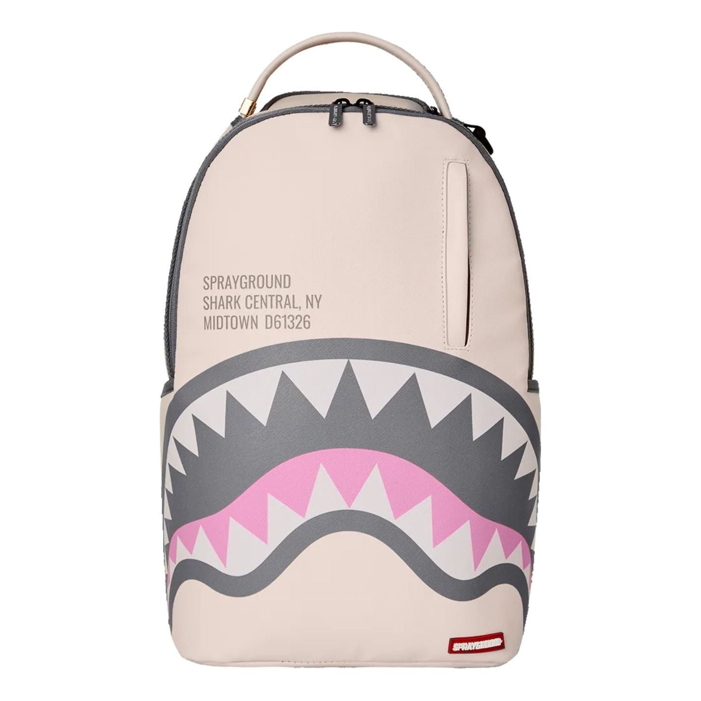 

Рюкзак Sprayground Shark Central Rose DLXSV 'Белый-черный'