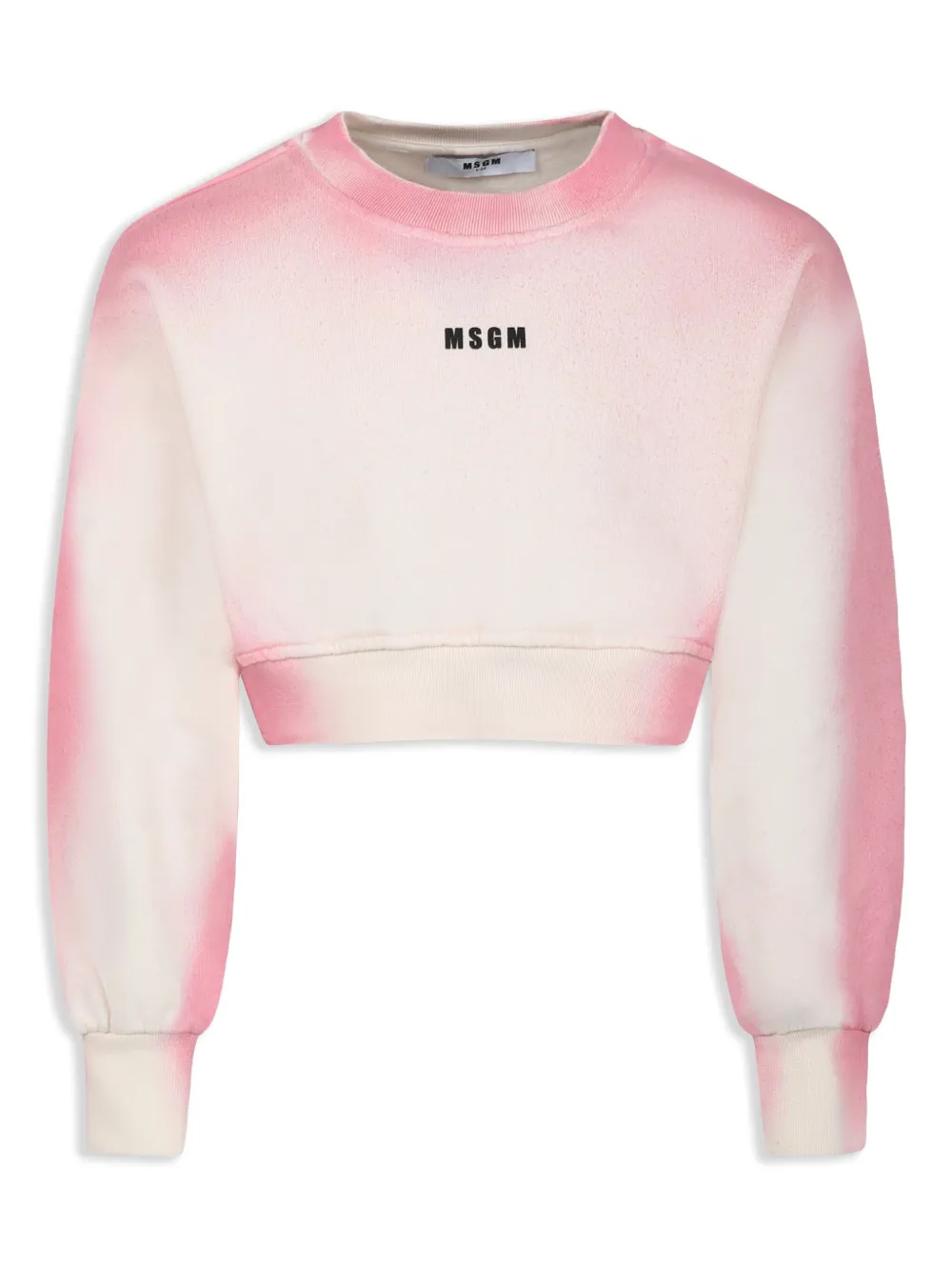 

Хлопковая толстовка MSGM Kids, розовый