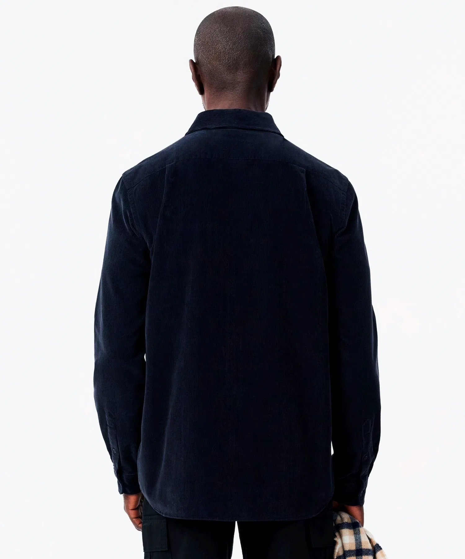 Рубашка Lacoste из хлопка, вельветовая, унисекс — фото 4