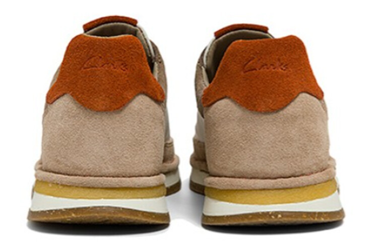 Обувь для жизни Мужская низкая оранжевая Clarks — фото 4