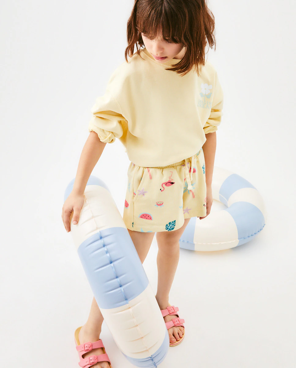 

Базовые плюшевые шорты для девочек Kids El Corte Inglés, желтый