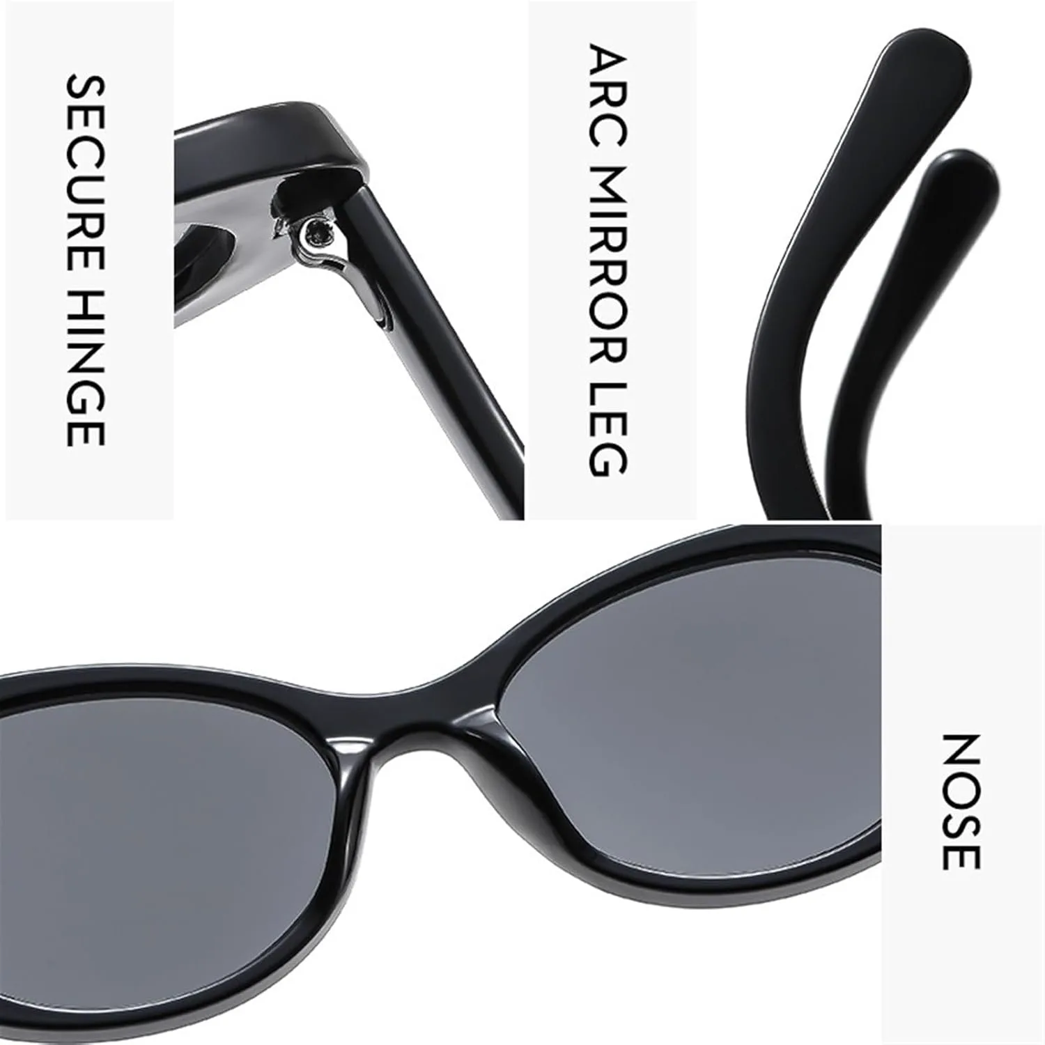 

Мужские солнцезащитные очки для отдыха в маленькой оправе, для вождения на открытом воздухе, женские солнцезащитные очки для поездок на работу Generic, Gray