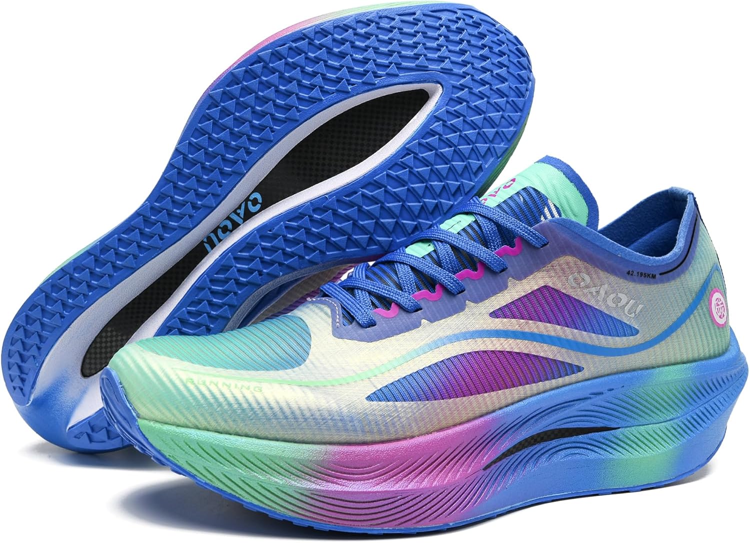 

Спортивные кроссовки для бега с прокачкой легкости, дышащей сеткой, полной углеродной пластиной, амортизацией, подходящие для тренировок и соревнований, для мужчин и женщин Zyzcw, Aurora Vision