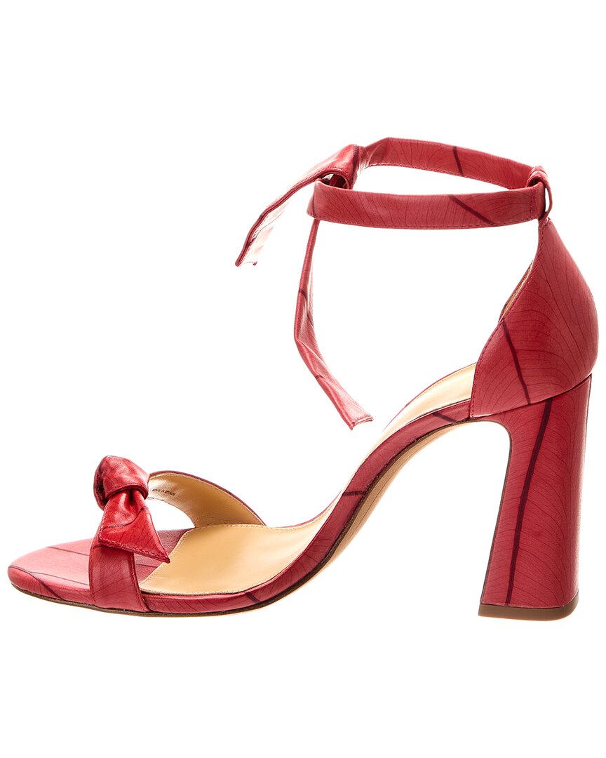 Кожаные сандалии Alexandre Birman Clarita Curve Beleaf 90, розовый — фото 2