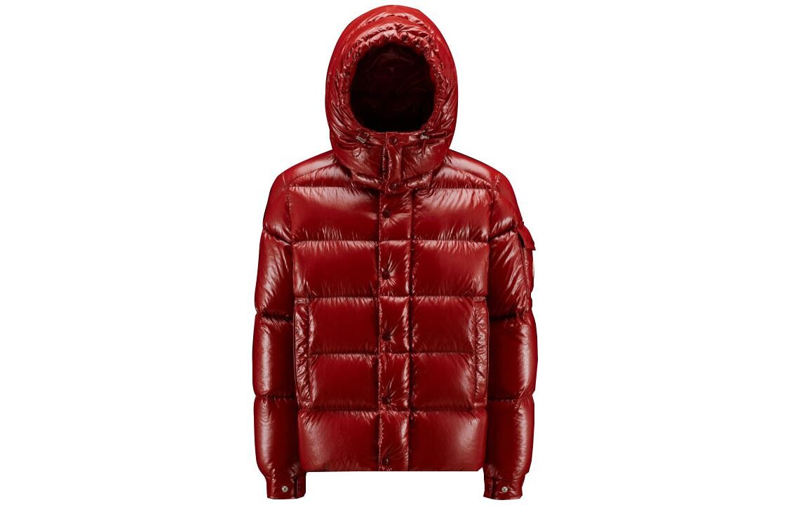 

Пуховик мужской красный Moncler, красный