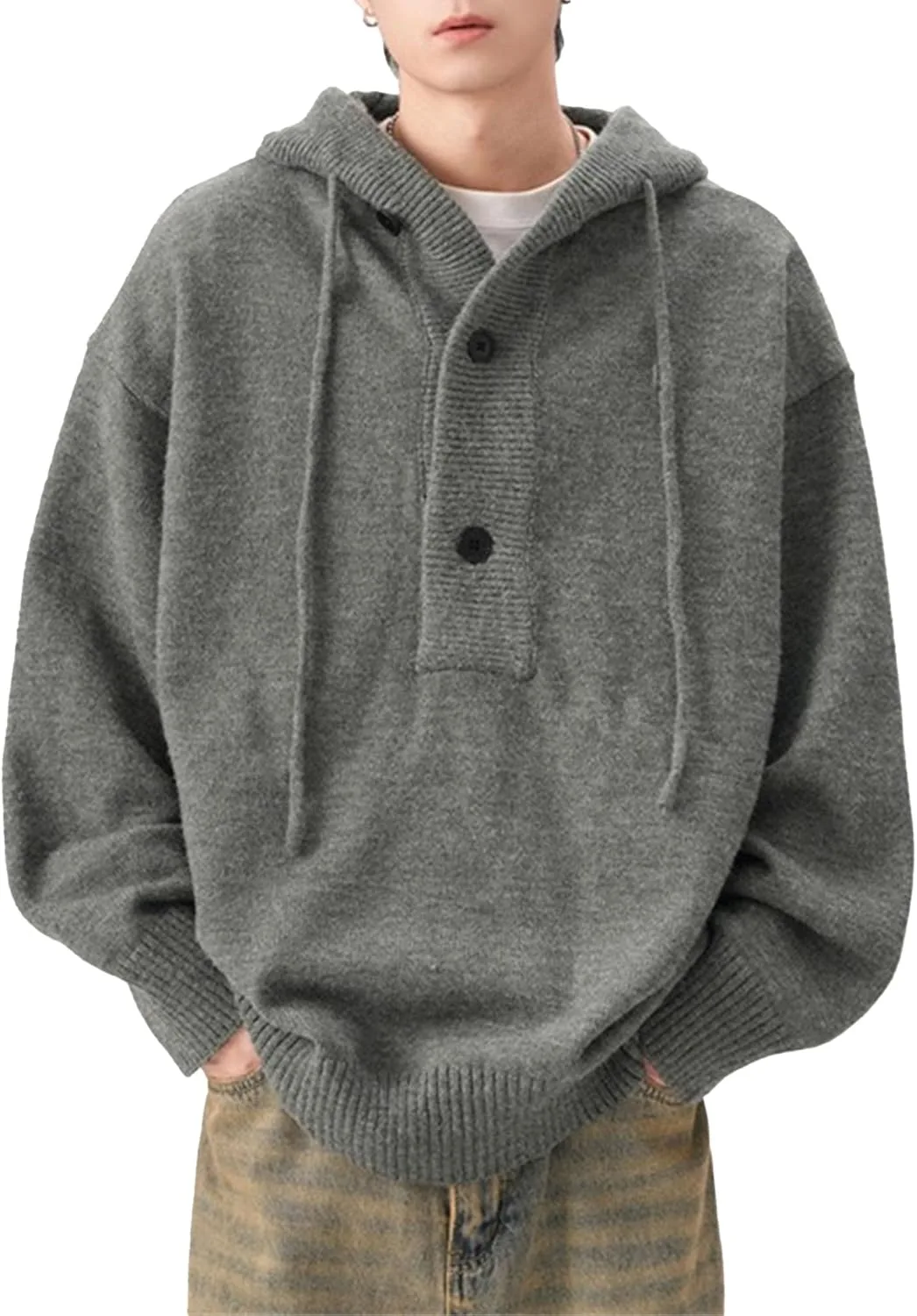 

Мужской свитшот с капюшоном на шнурке JEShifangjiusu