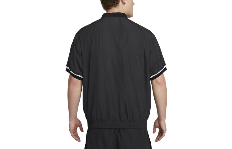 Рубашка для баскетбола с коротким рукавом Authentics Warm Up Nike, черный — фото 3