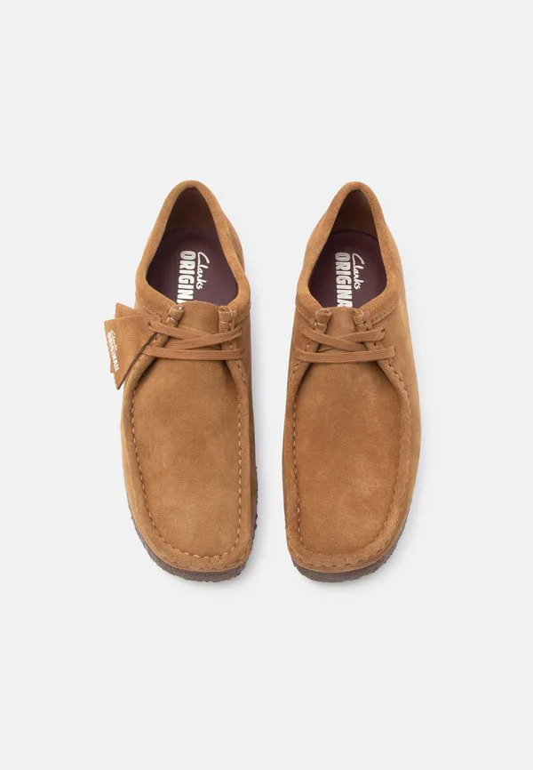 Повседневные кроссовки wallabee на шнуровке Clarks Originals, Cola — фото 4