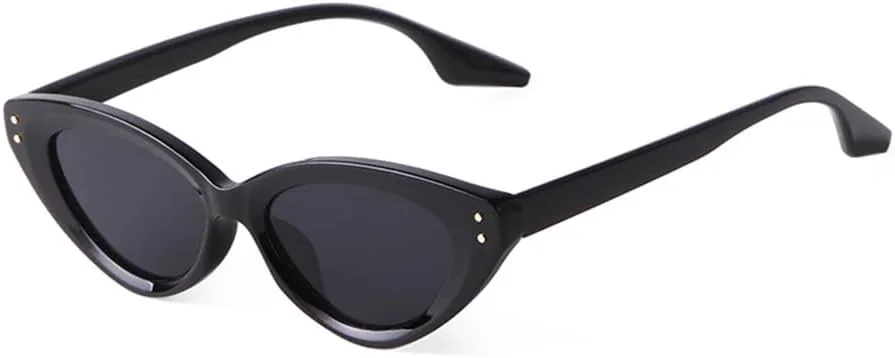 

Модные солнцезащитные очки «кошачий глаз» с заклепками, женские, ретро, ​​мужские, винтажные, яркие, трендовые, с защитой от УФ-излучения UV400 UJNHGQ, C1