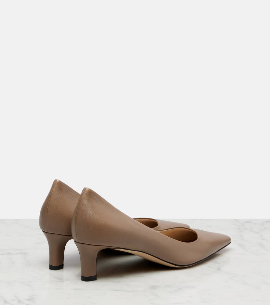 Туфли-лодочки Carla 45 из кожи The Row, Beige Grey — фото 2