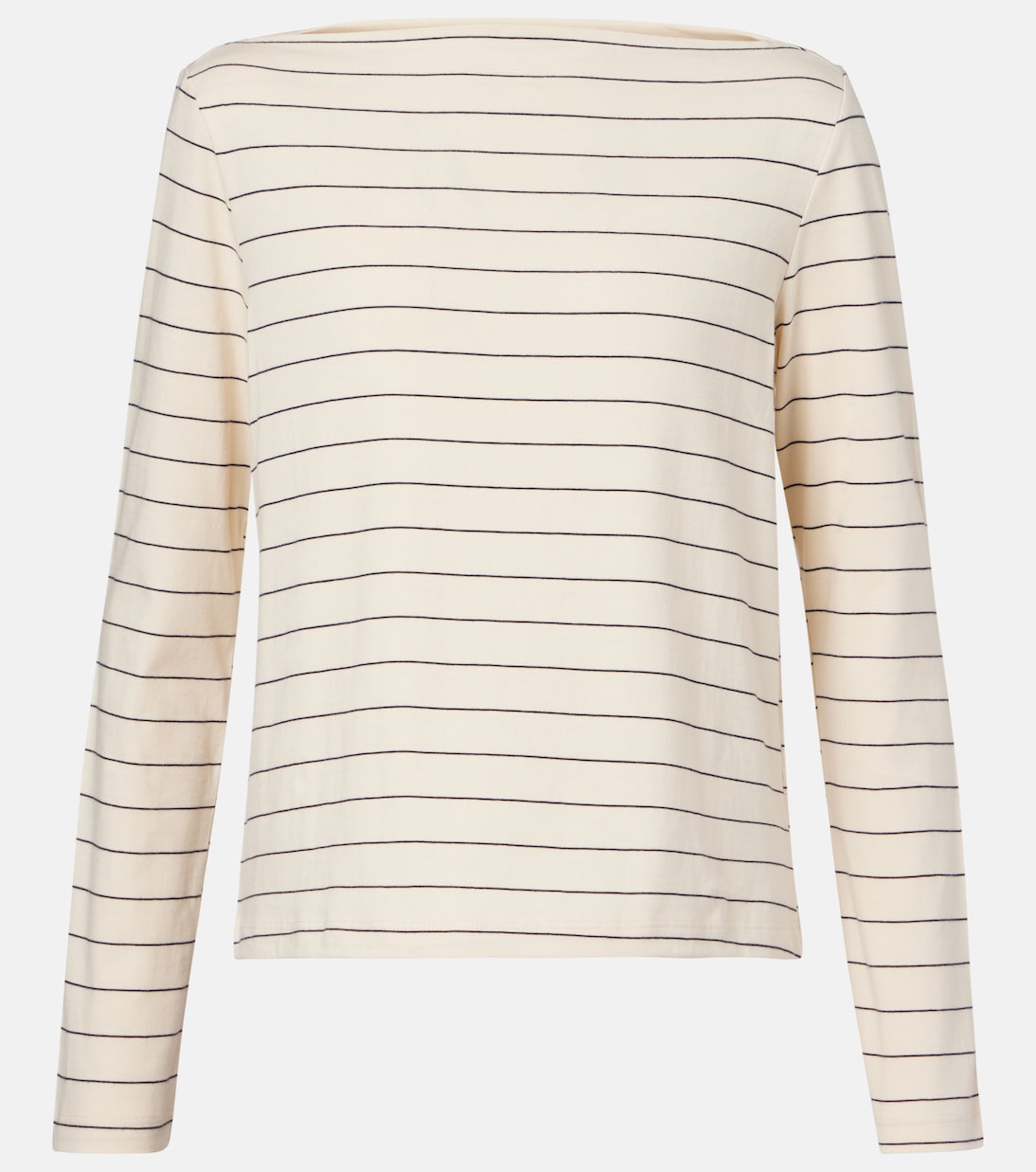 

Футболка из хлопкового джерси Margo в полоску Leset, Natural/Midnight Stripe