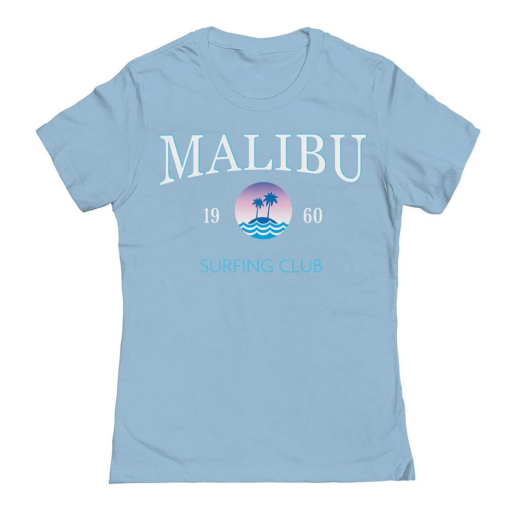 

Женская футболка с рисунком Junior's Surfing Club 1 Licensed Character, цвет Powder Blue