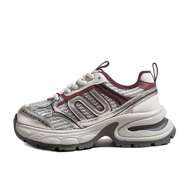 

Кроссовки ABCYLM Chunky Sneakers Women's Low-top, серый