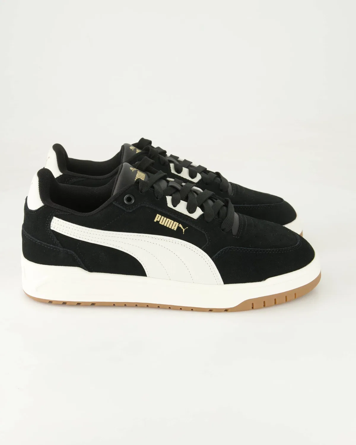 Sneakers low из кожи и текстиля Puma, черный — фото 2