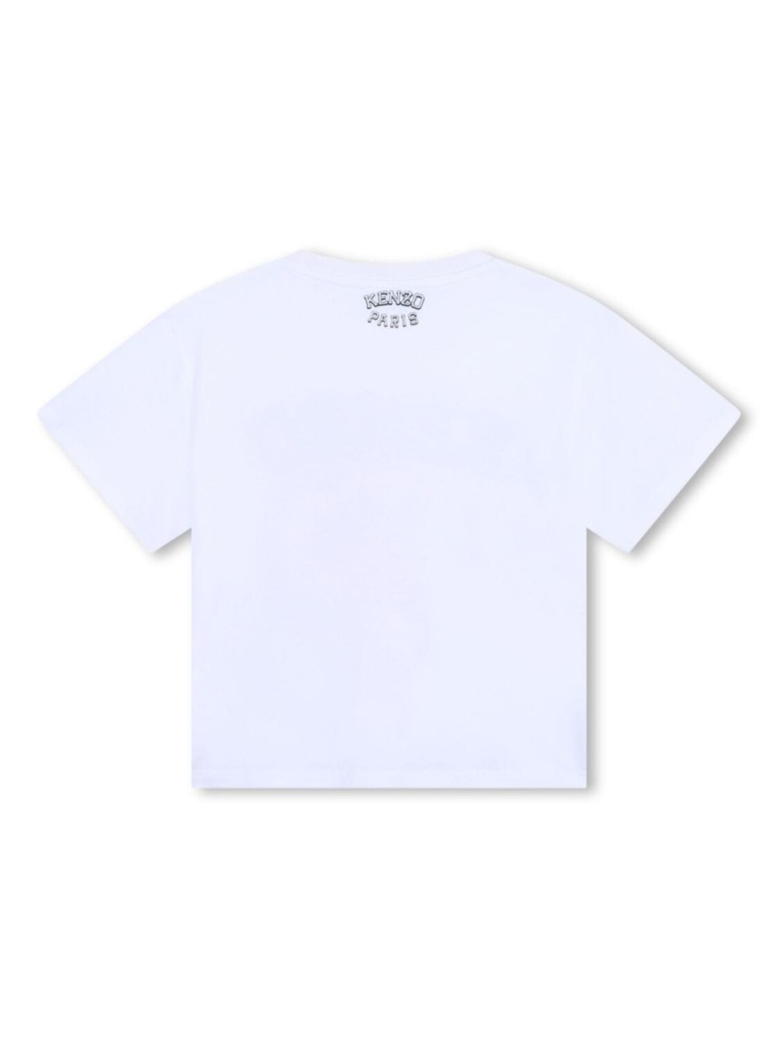 Kenzo Kids футболка из органического хлопка с логотипом, белый — фото 2