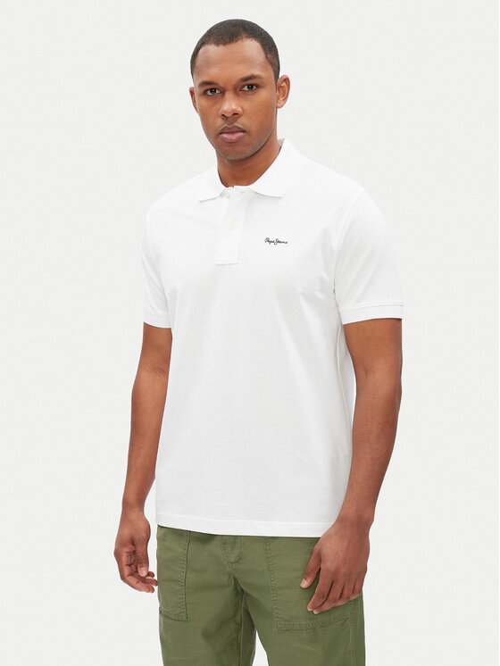 

Рубашка поло стандартный крой Essential PM542298 Pepe Jeans, белый