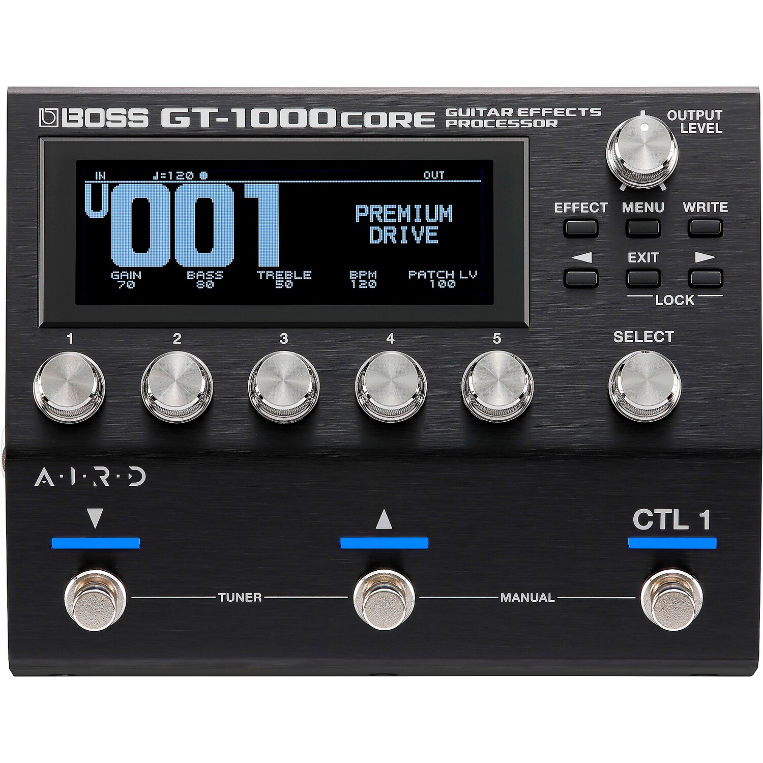 

Многофункциональный процессор эффектов BOSS GT-1000CORE, черный