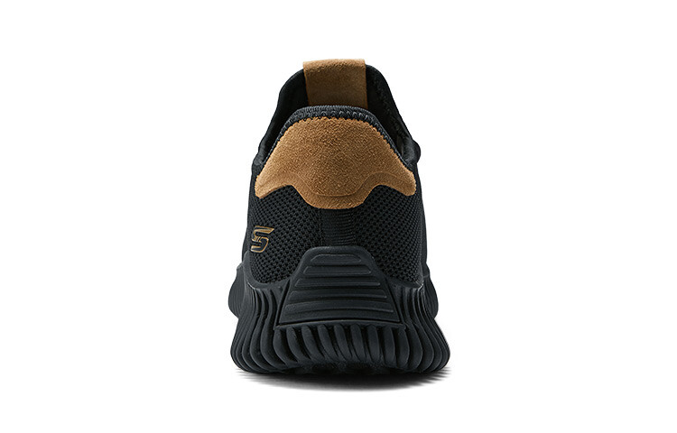 Мужские повседневные мужские низкие черные Skechers — фото 4