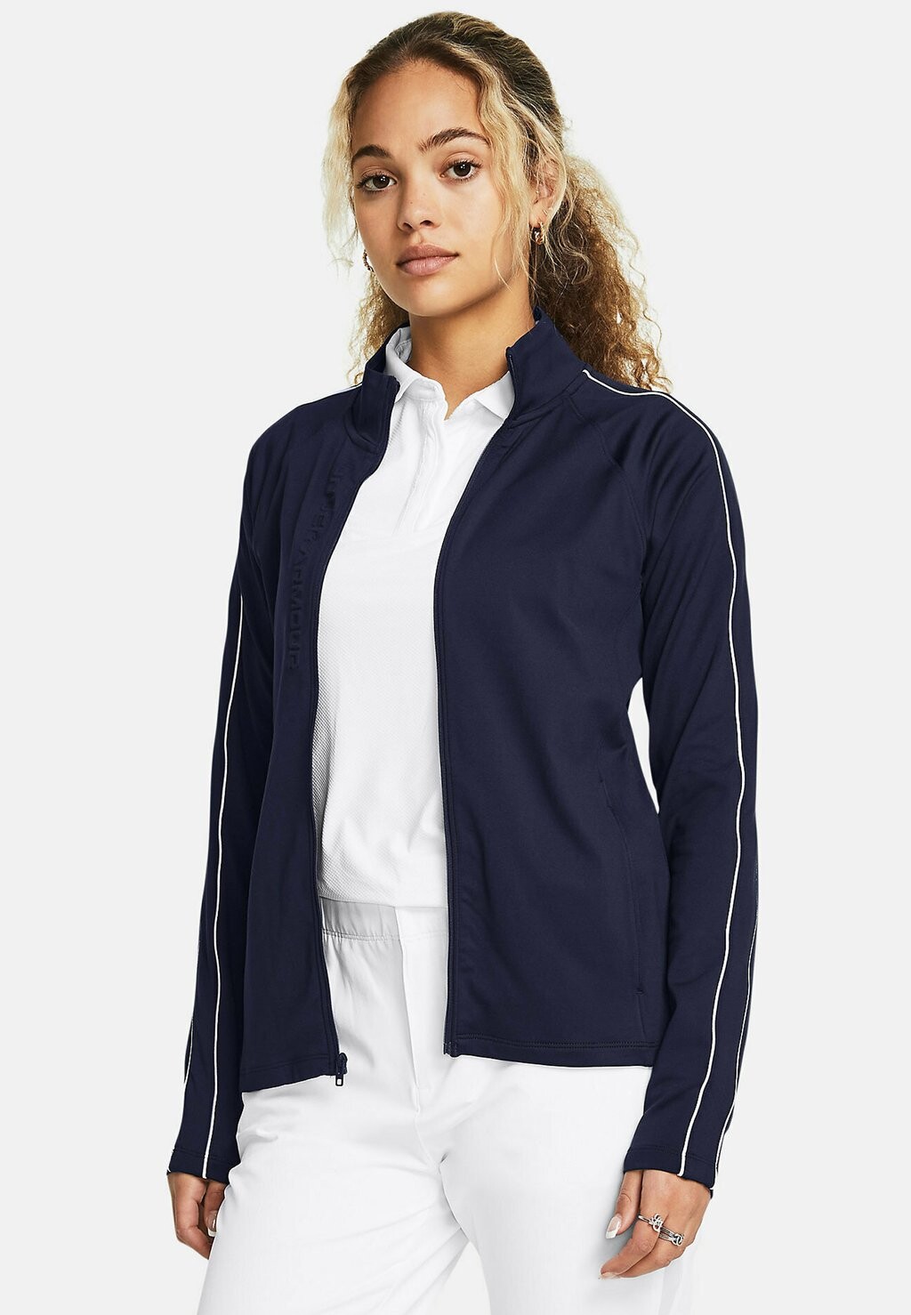 

Дождевик/водоотталкивающая куртка WARMUP STORM Under Armour, цвет midnight navy