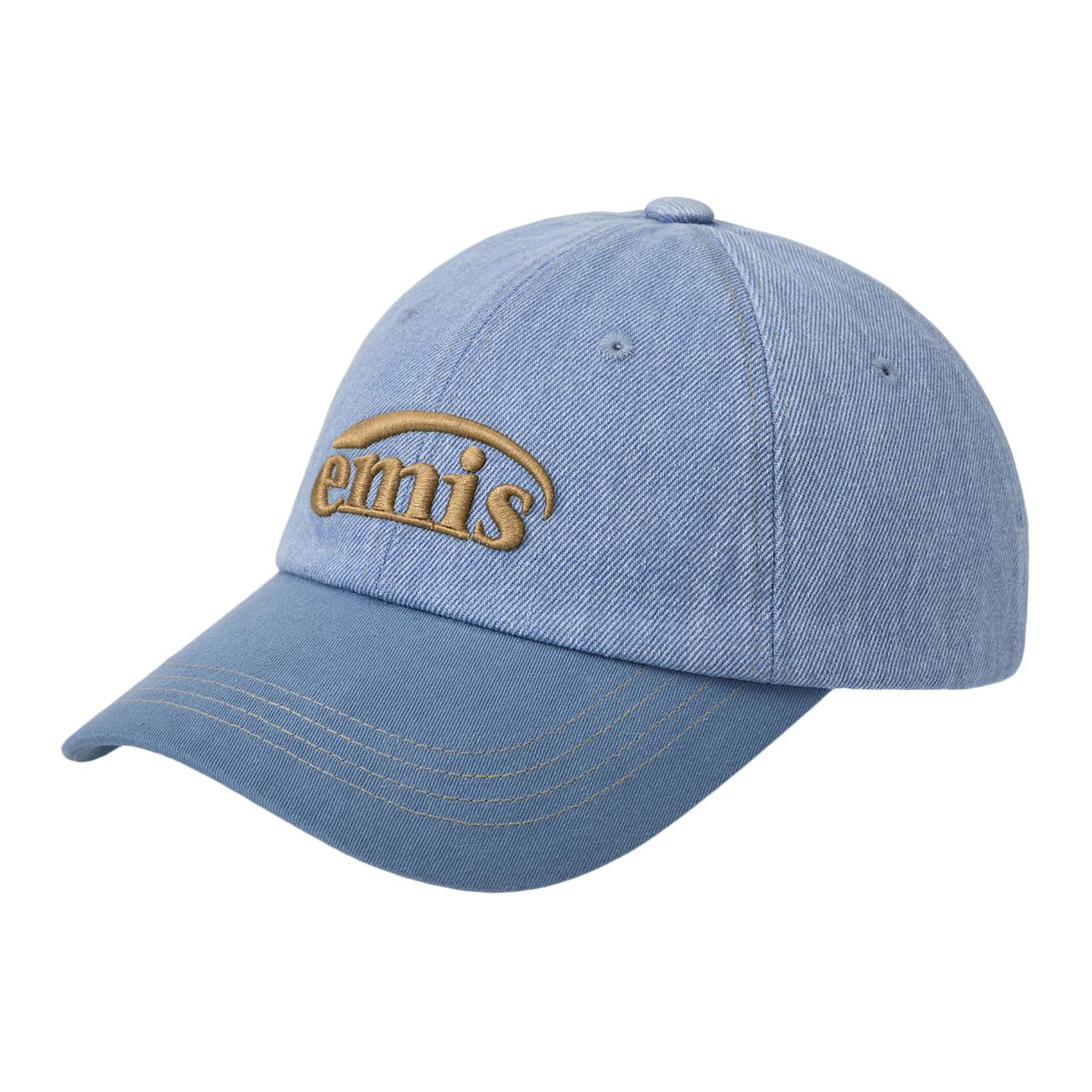 

Emis Хлопковая бейсболка унисекс светло-голубой деним, Light Blue Denim/Blue