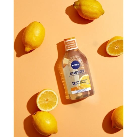 Мицеллярная вода Nivea — Мицеллярная жидкость Energy с 3 антиоксидантами, 400 мл — фото 3