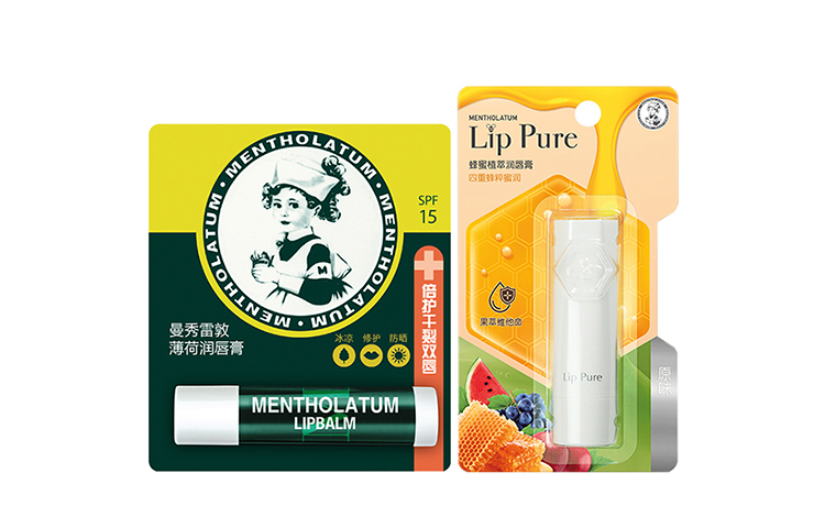 

Mentholatum Бальзам для губ Mint + бальзам для губ с экстрактом растения Honeys 4 увлажняет и питает 3,5г+4г