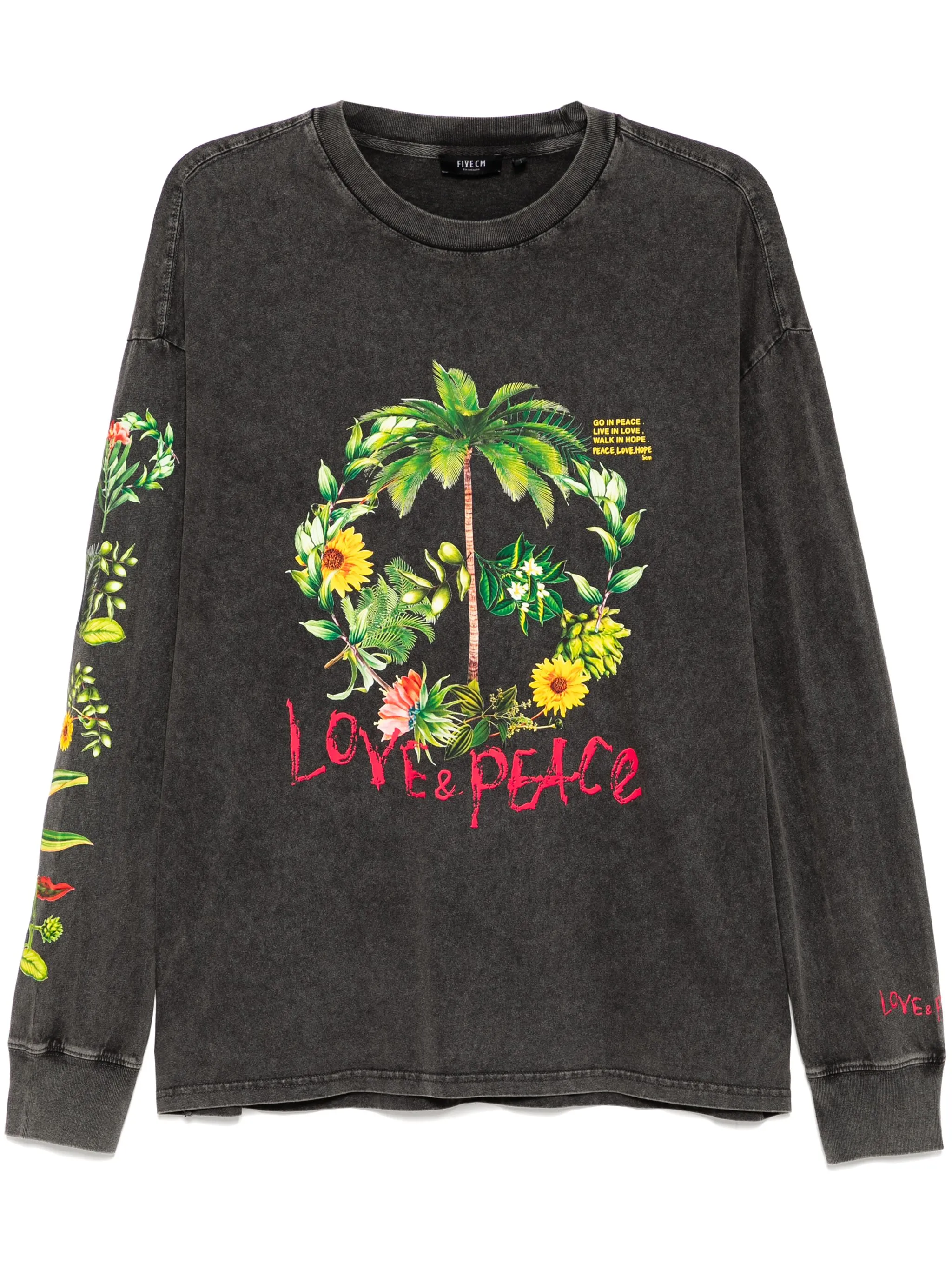 

Футболка с принтом Five Cm, серый