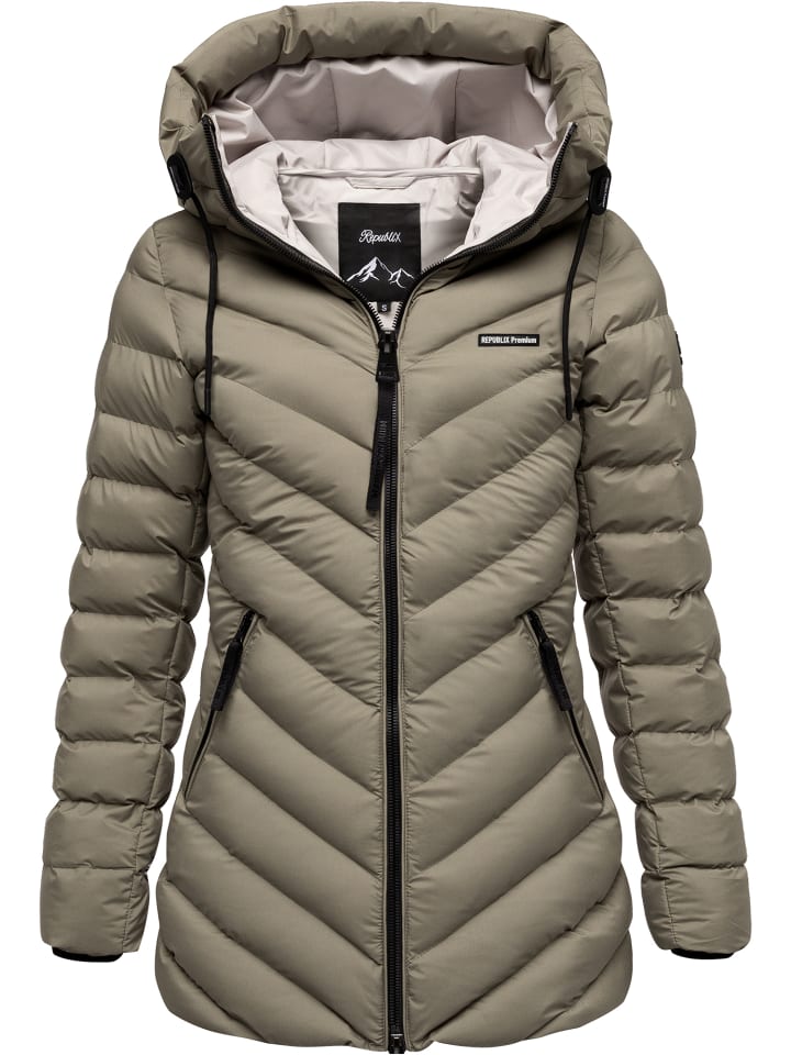 

Зимняя куртка FIONA оливкового цвета REPUBLIX