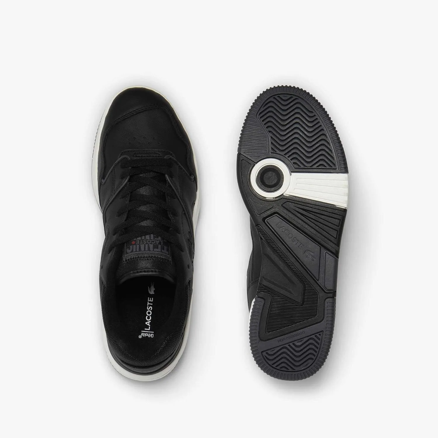 Кроссовки Lacoste Lineshot 223 1 SMA для мужчин, низкие, черный/темно-серый — фото 4