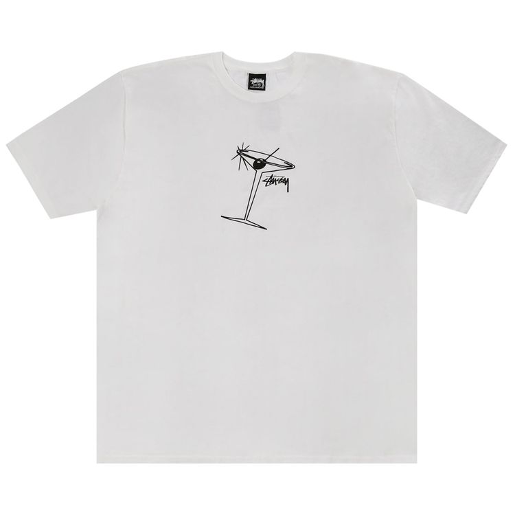 

Футболка Stussy Martini Tee 'White', белый