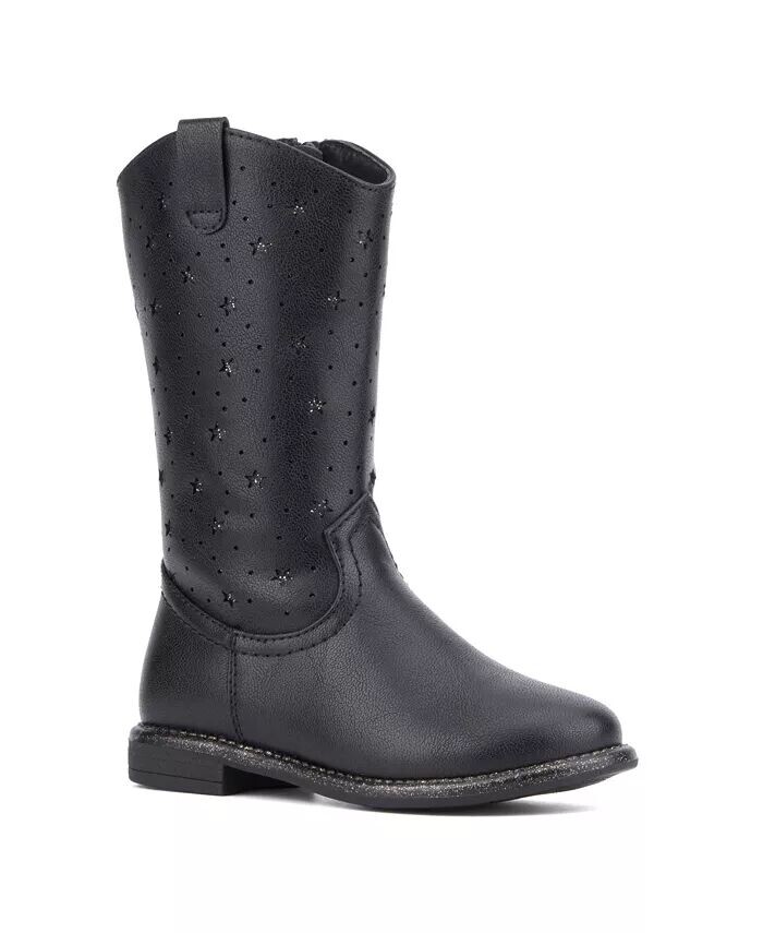 

Ботинки Toddler Chasing Starz Mid Calf Olivia Miller, черный