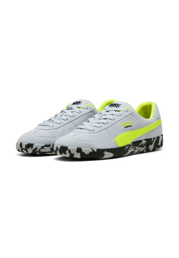 Берлинские гандбольные кроссовки Puma, Silver-Coloured Mist-Yellow Alert-Puma Black — фото 2
