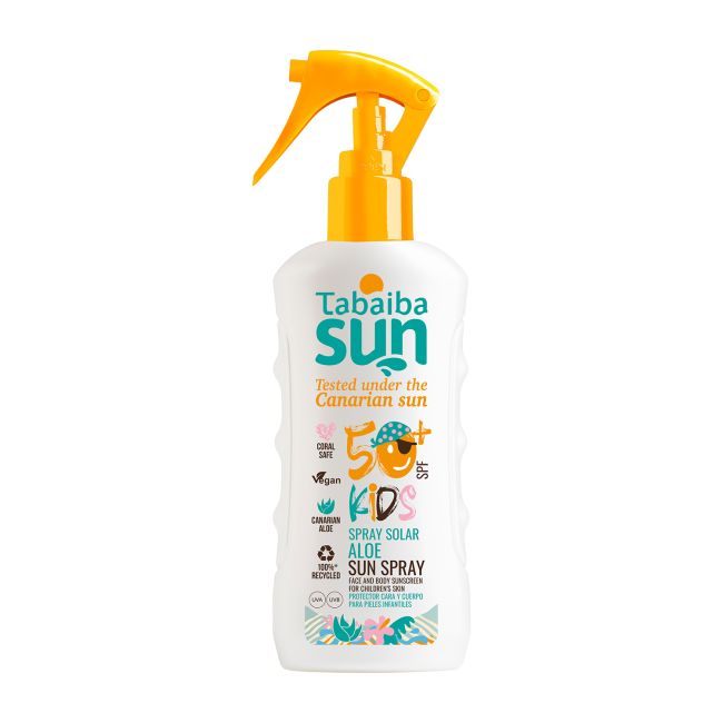 

Tabaiba sun spf50+ kids алоэ детский солнцезащитный лосьон для лица и тела Tabaibasun, 200 мл