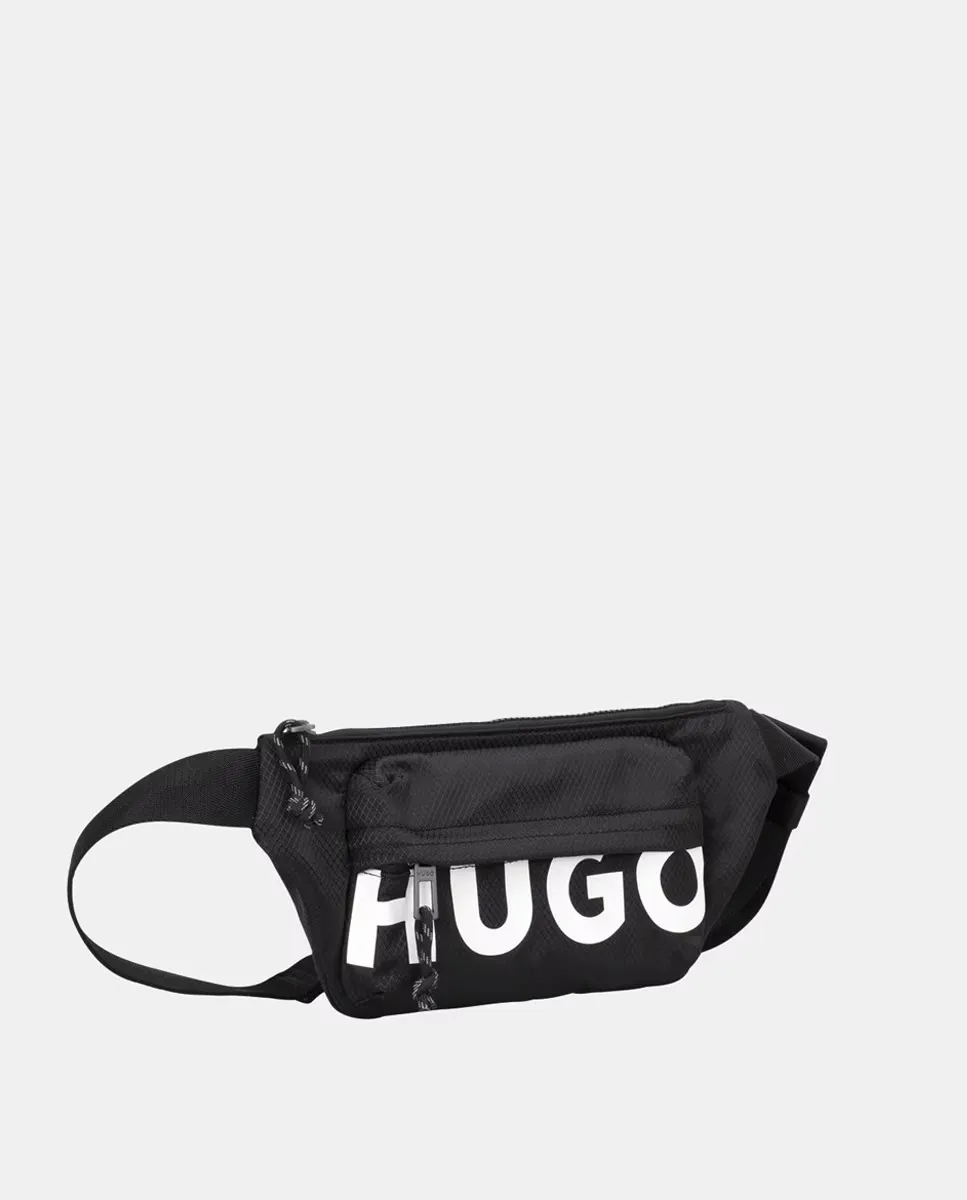 

Сумка на пояс с логотипом Hugo, черный