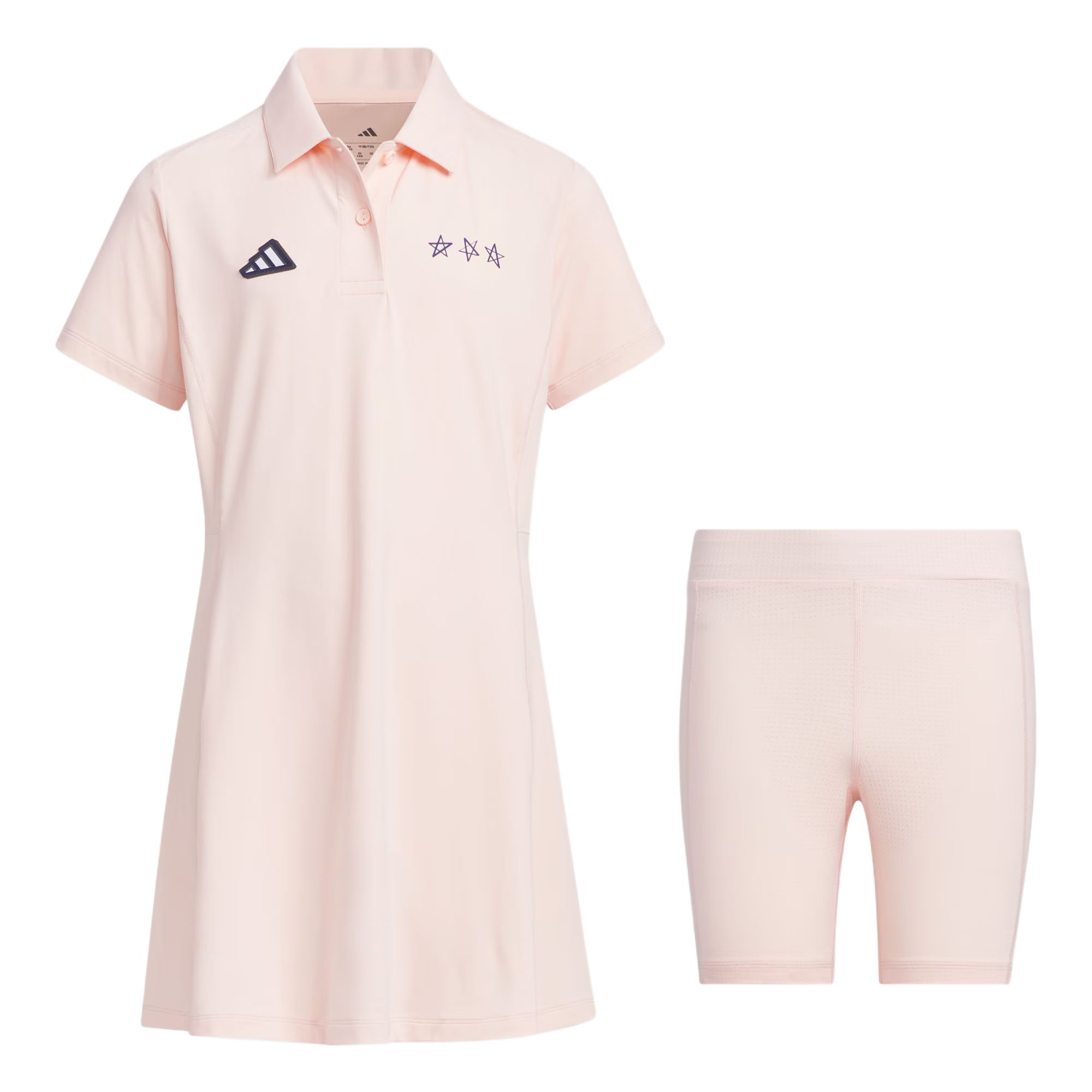 

Adidas Детский комплект с юбкой для детей 3-7 лет ice crystal pink