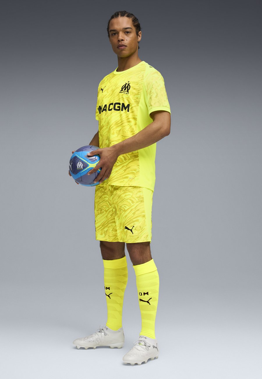 

Спортивные шорты Puma OLYMPIQUE DE MARSEILLE 25/26, Yellow Alert Black/Yellow