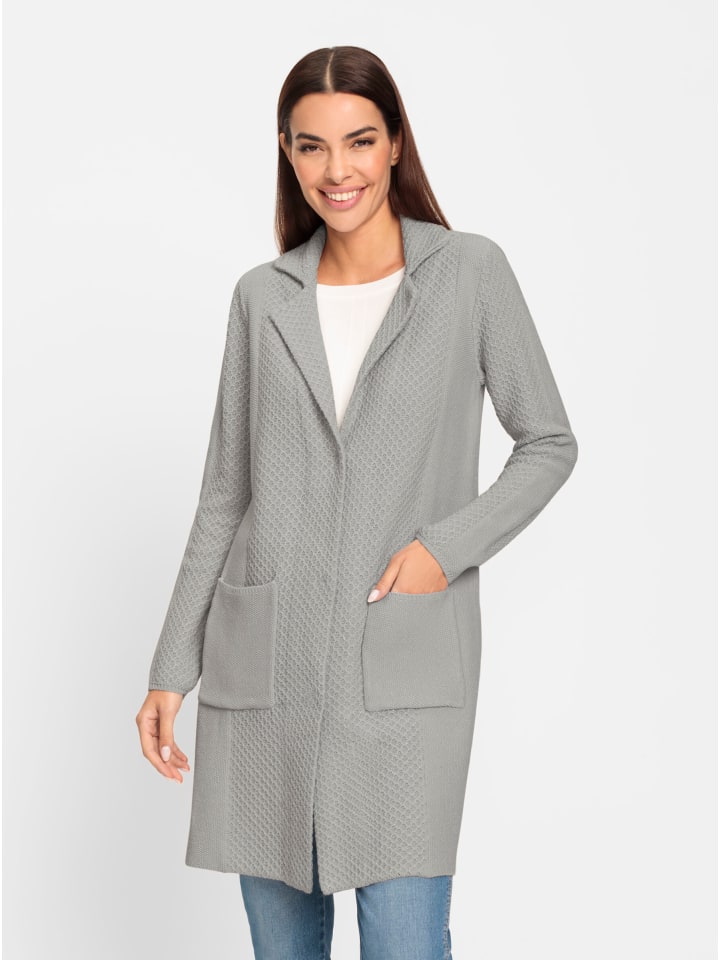 

Кардиган светло-серого меланжевого цвета Heine