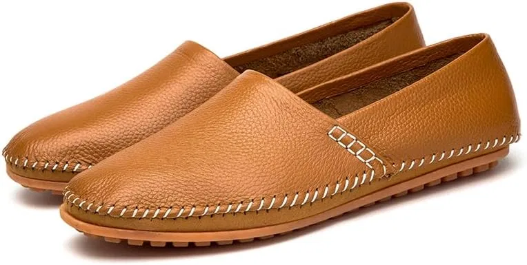 Мокасины кожаные Loake Brown Momuk — фото 4