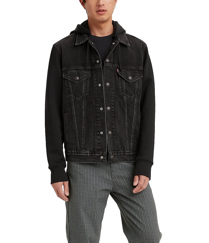 

Джинсовая куртка Levi's Hybrid Hoodie V, черный