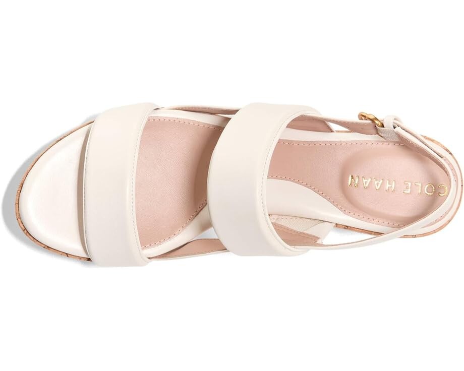 Сандалии Cole Haan Aislin Wedge, цвет Ivory Leather/Cork — фото 2