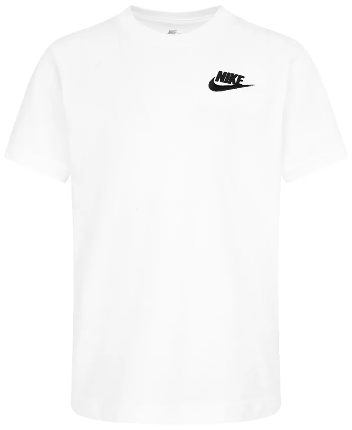 

Футболка с коротким рукавом Futura с вышивкой для мальчиков Nike, черный