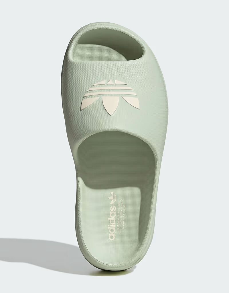Кроссовки Adidas Originals Adifom Stan в цвете «льняной зеленый» / «чудо-белый» / — фото 4