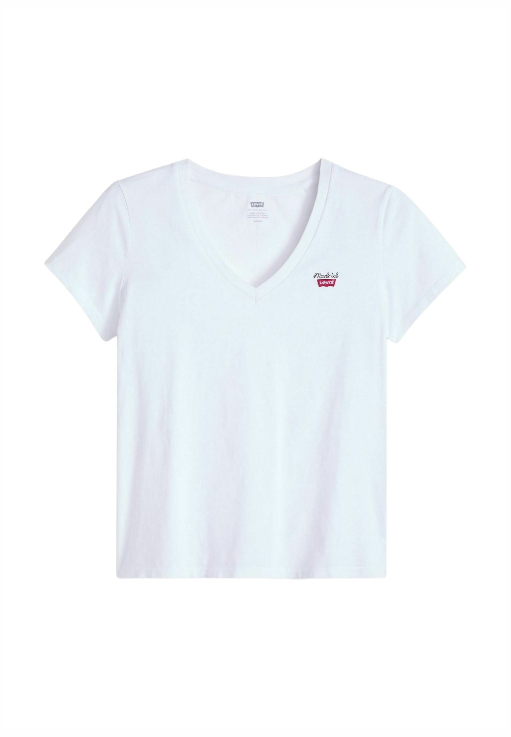 

Базовая футболка PERFECT VNECK Levi's, белый