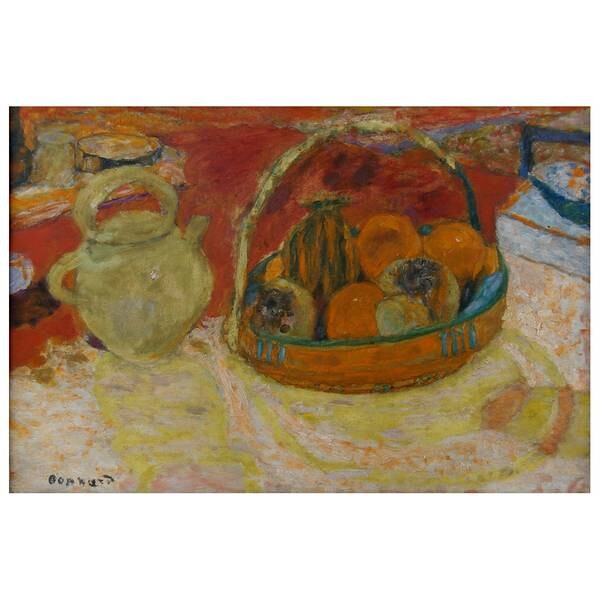 

Картина на холсте LegendArte Nature Morte Jaune Et Rouge, многоцветный