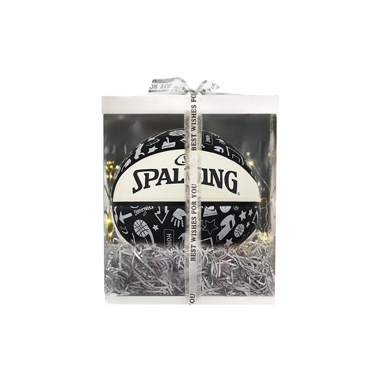 

SPALDING Граффити резиновый баскетбольный мяч black white размер 7 тренировочный unisex Китай