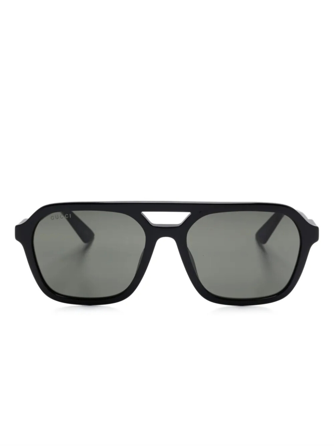 

Солнцезащитные очки-пилоты Gucci Eyewear, черный