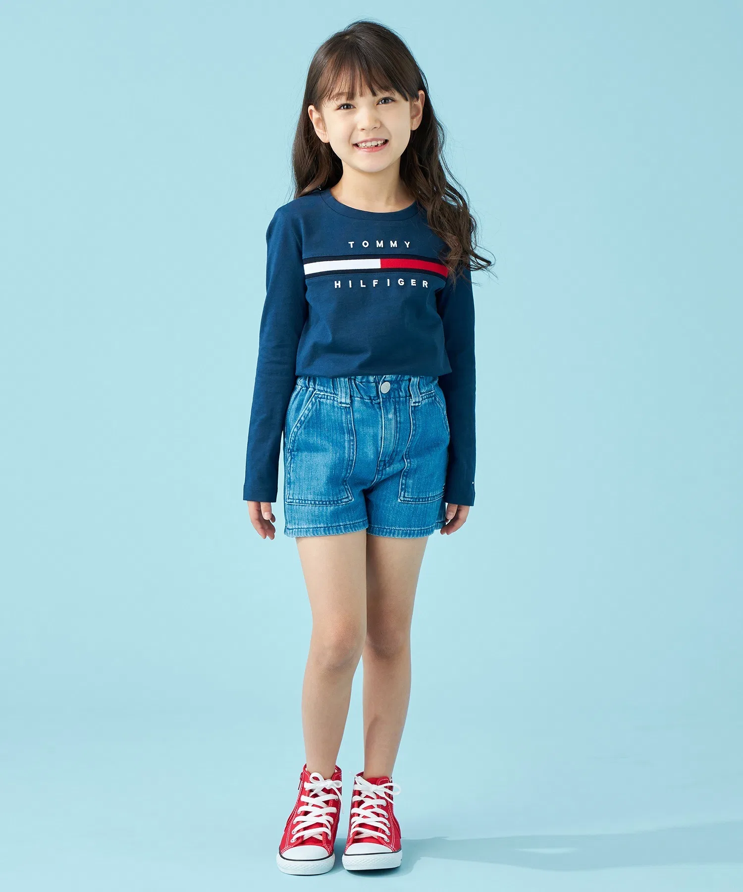 Детская футболка Tommy Hilfiger с длинным рукавом и логотипом — фото 2